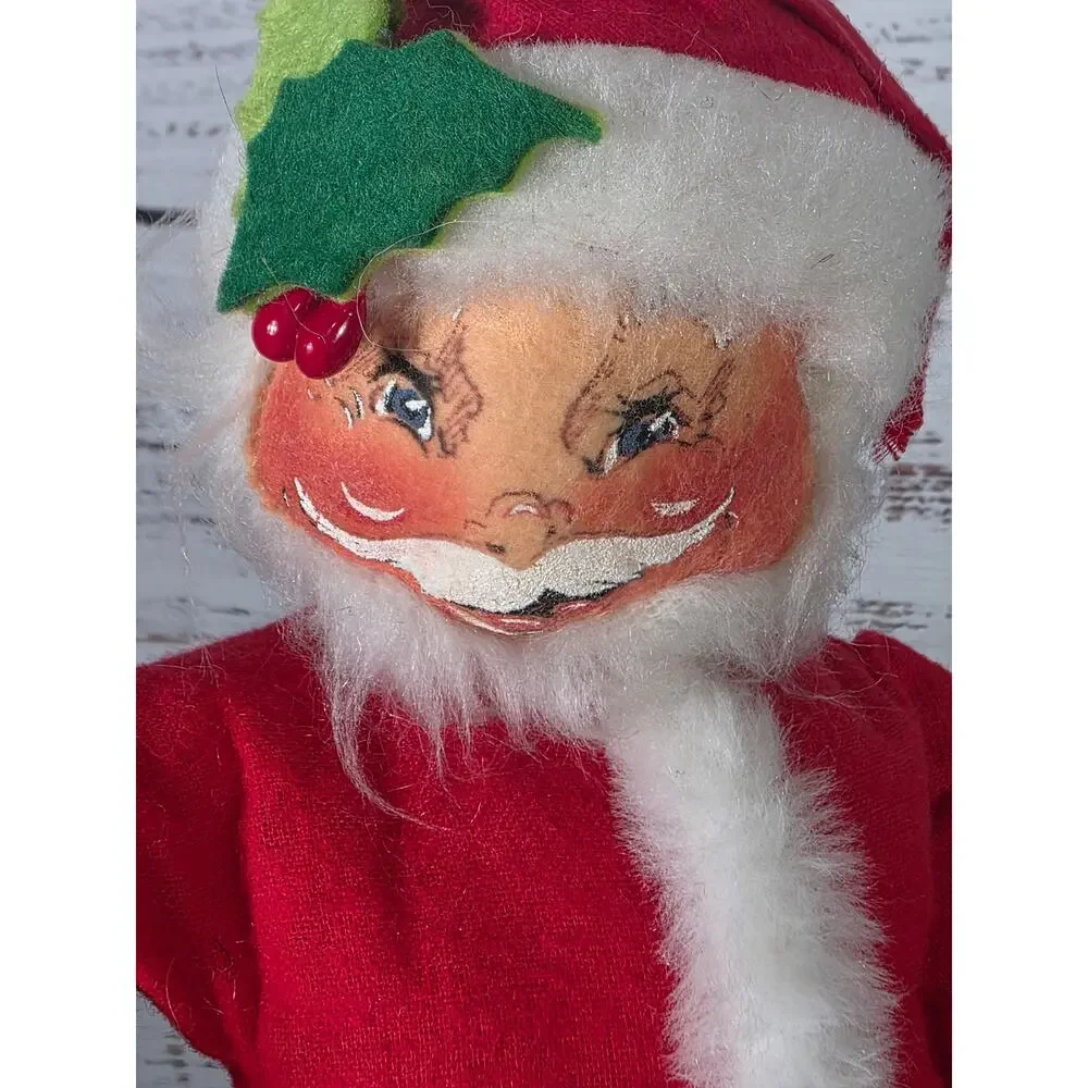 VTG USA Annalee Mobilitee Doll Santa Claus Meredith NH Christmas Figure